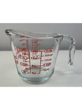 Anchor Hocking Prepware 2 Cup Glass Measuring Cup Standard 500 ml 16 oz